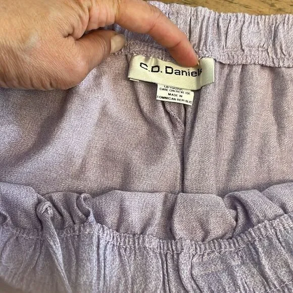 C. D. DANIELS LAVENDER KNIT PANTS.  NEW WITH TAGS - Picture 5 of 13